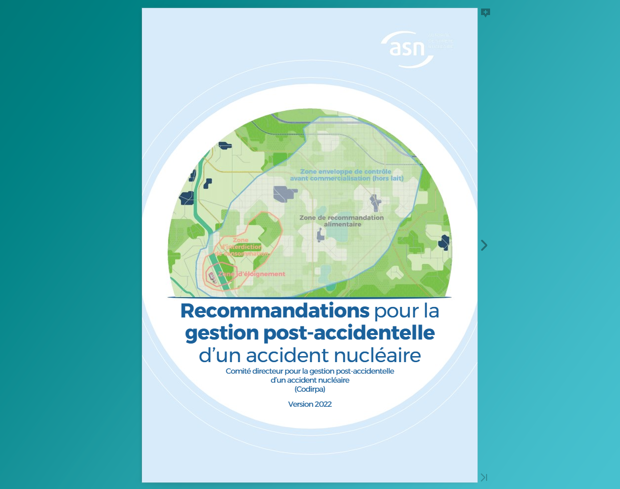 Recommandations pour la gestion post-accidentelle d’un accident nucléaire